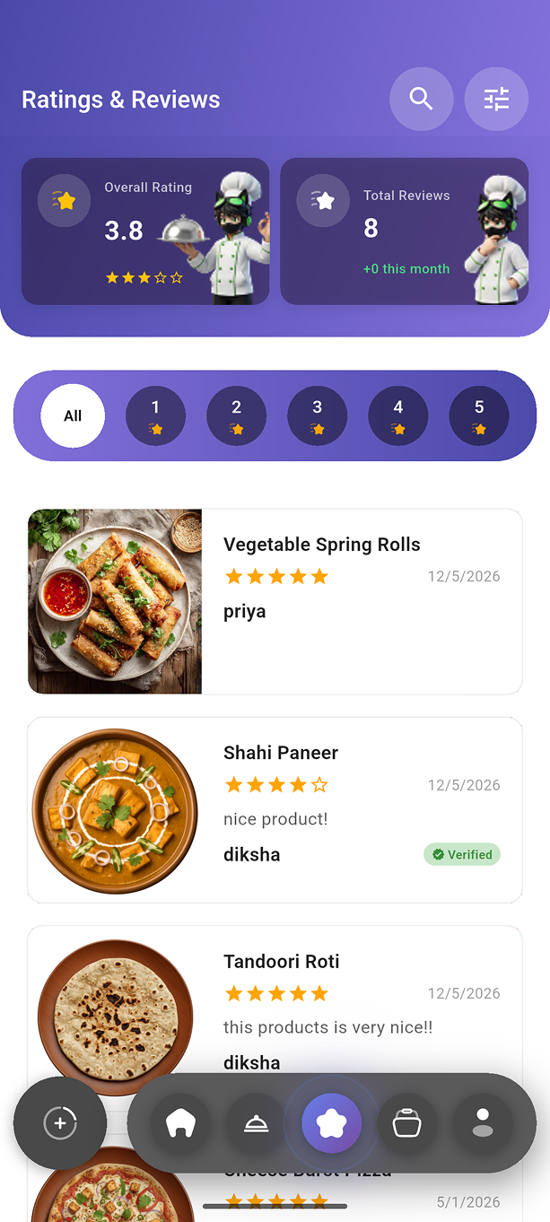 Restaurant Menu App